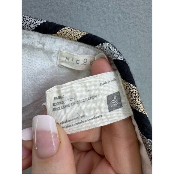 Striped Black and White Kitchen Towel - Picture 12 of 12